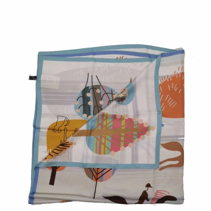 Double Side Silk Twill Scarf